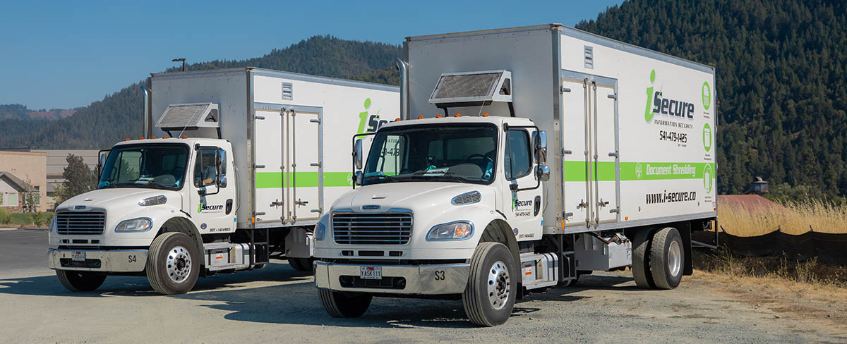 i-Secure Document Shredding Trucks in Oregon