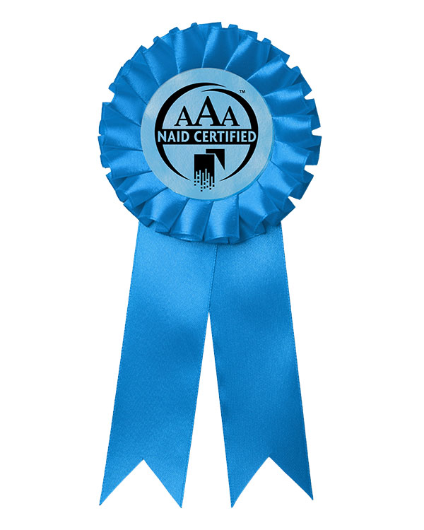 AAA NAID Certified Ribbon