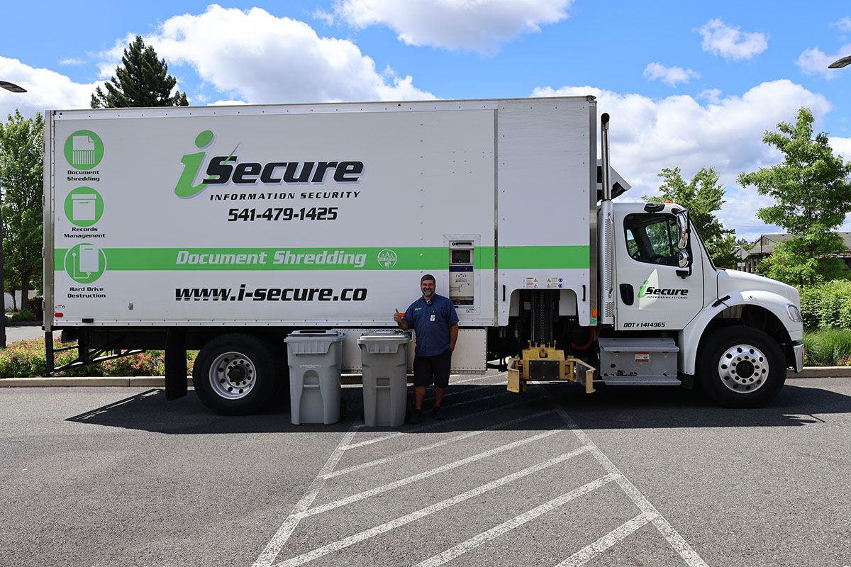 iSecure document shredding & security truck