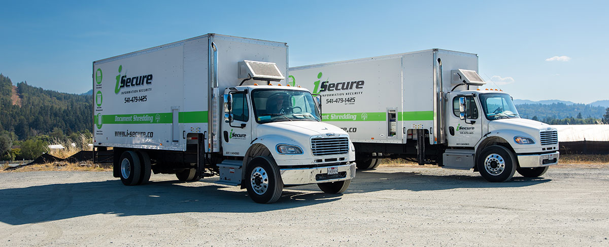 i-Secure Document Shredding Trucks in Oregon