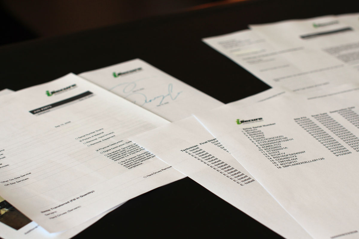 iSecure Documentation Records