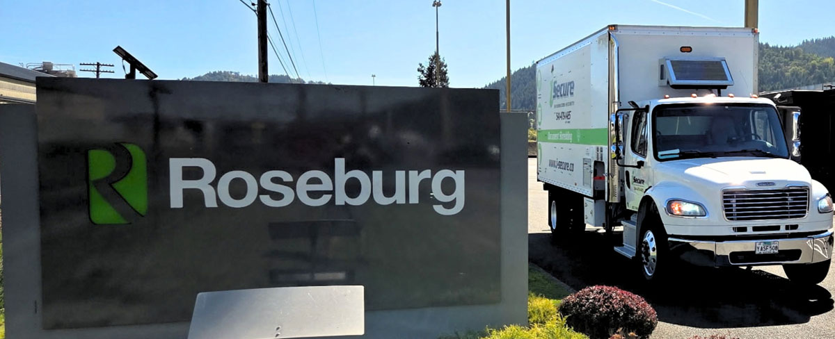 i-Secure Document Shredding Trucks in Roseburg, Oregon