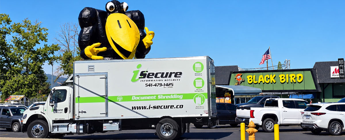 i-Secure Document Shredding Trucks in Medford, Oregon